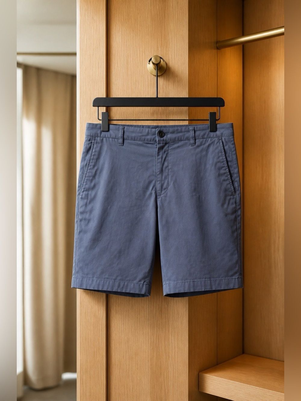 Men's Casual Blue Chino Shorts